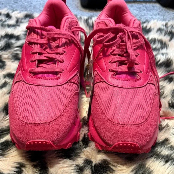 NWT NIB Cardi B Classic Leather Cardi V2 Reebok Women's Pink/Fus Casual - Picture 6 of 8